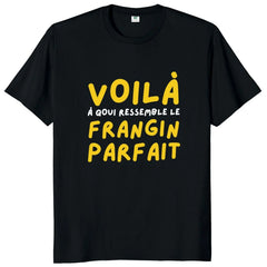 Funny French Sayings Humor Gifts Men Clothing Summer Casual 100% Cotton T Shirts This Is What The Perfect Brother T-shirt