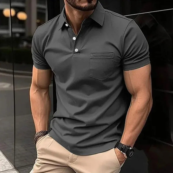 Men 's golf shirt fashion 3D T-shirt casual short sleeve POLO shirt summer men's clothing European measurement