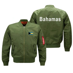 Funny Bahamas Military Flight Aviation Men Ma1 Bomber Jacket Outdoor Windproof Man Baseball Coats men clothing