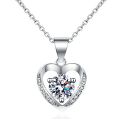 Elegant Heart Shape Pendant Necklace for women