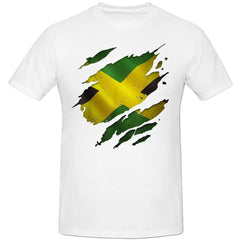 Jamaican Black Girls Jamaica Flag Hair Womens Tee Tops Round Neck Short-Sleeve Fashion Tshirt Clothing Casual Basic T-shirts