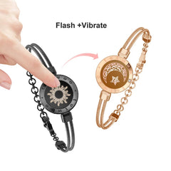 Touch Vibrate And Light Up Stay Connected Bracelet