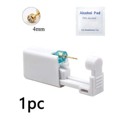 1pc Disposable Ear Piercer with Ear Stud-Aseptic Ear Piercing Gun Set-Painless Gun Piercing