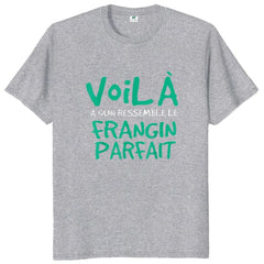 Funny French Sayings Humor Gifts Men Clothing Summer Casual 100% Cotton T Shirts This Is What The Perfect Brother T-shirt