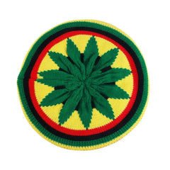 Classic Jamaican Reggae Loose Knitted Beanie Warm Soft Beret Cap Wool Knitted Hip Hop Hats