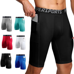 Compression Shorts Men Summer Sportswear Training Tights Gym Fitness Short Leggings Sport Bottoms Running Pants