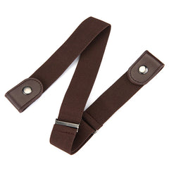 Buckle-Free Waist Belt, No Buckle Stretch Elastic Waist Belt For Women/Men