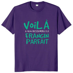 Funny French Sayings Humor Gifts Men Clothing Summer Casual 100% Cotton T Shirts This Is What The Perfect Brother T-shirt