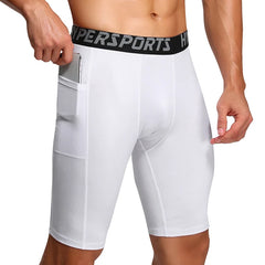 Compression Shorts Men Summer Sportswear Training Tights Gym Fitness Short Leggings Sport Bottoms Running Pants