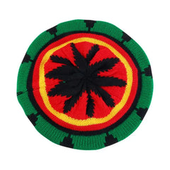 Classic Jamaican Reggae Loose Knitted Beanie Warm Soft Beret Cap Wool Knitted Hip Hop Hats