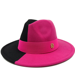 Low price wholesale Fedora hats men's and women's jazz hats red and white new tie dyed Fedora hats autumn classic hats sombrero