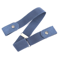 Buckle-Free Waist Belt, No Buckle Stretch Elastic Waist Belt For Women/Men