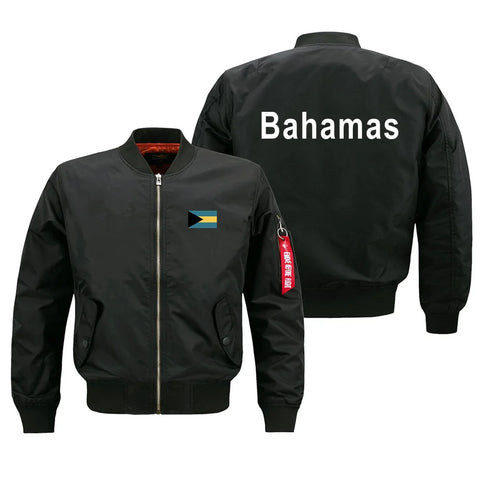 Funny Bahamas Military Flight Aviation Men Ma1 Bomber Jacket Outdoor Windproof Man Baseball Coats men clothing