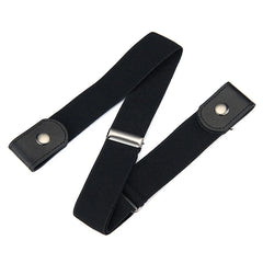 Buckle-Free Waist Belt, No Buckle Stretch Elastic Waist Belt For Women/Men