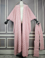 New Winter African Lady Kimonos Luxury Loose Thick Long Cardigans European Female Fashion Printed Outfits Jacket Clothes