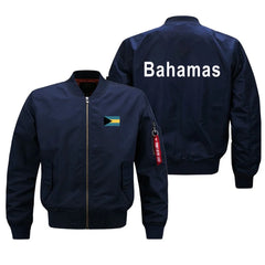 Funny Bahamas Military Flight Aviation Men Ma1 Bomber Jacket Outdoor Windproof Man Baseball Coats men clothing
