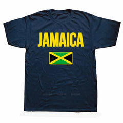 Funny Jamaican Jamaica Girl Flag T Shirts Summer Graphic Cotton Streetwear Short Sleeve Birthday Gifts T-shirt Mens Clothing
