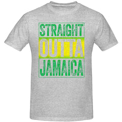 Jamaican Black Girls Jamaica Flag Hair Womens Tee Tops Round Neck Short-Sleeve Fashion Tshirt Clothing Casual Basic T-shirts