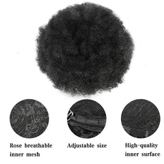 Short Synthetic Hair Afro Kinky Curly With Bangs For African Women Synthetic Ombre Glueless Wig