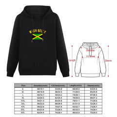 Wash Belly Jamaica Slang Funny Jamaican Phrase Pullover Hoodie men's winter sweater men clothing men's coat japanese hoodie