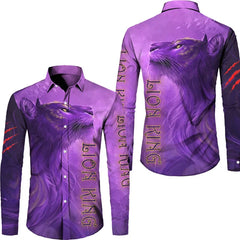 Lion King 3D Printed Longsleeve Shirt with vibrant Disney design
