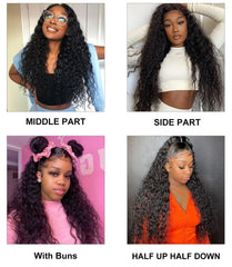 Wet and Wavy Bundles With Frontal Virgin Water Wave Human Hair