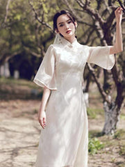 Girls Republic Of China Style Retro Long Elegant Dress