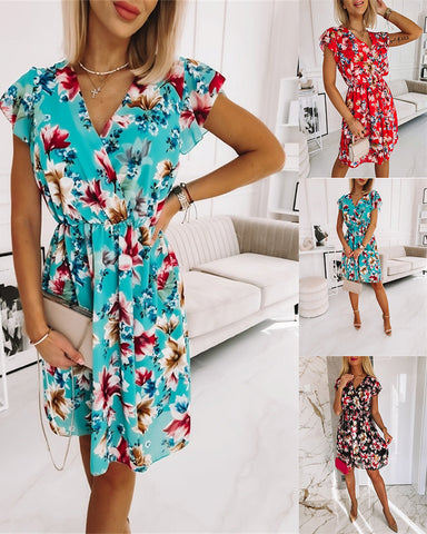 European And American Fashion Print Women's Clothing