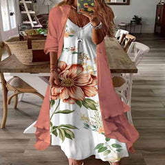 Women's Printed Holiday Sling Maxi Dress India